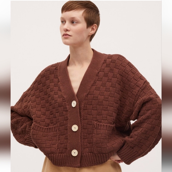 Babaa Cardigan No 3 In Bittersweet - Picture 2 of 3